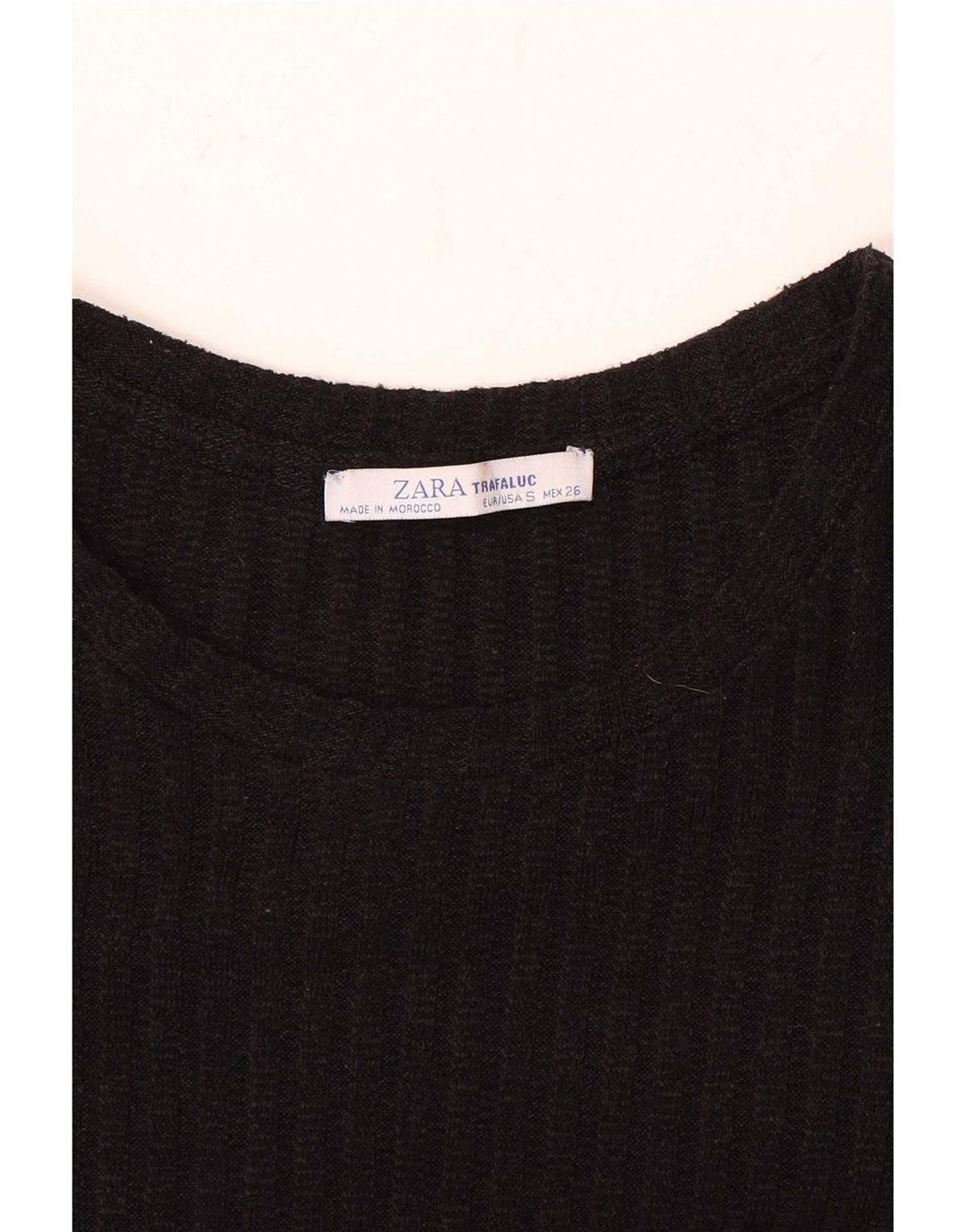 Zara Dame Jumper Dress UK 10 Small Black