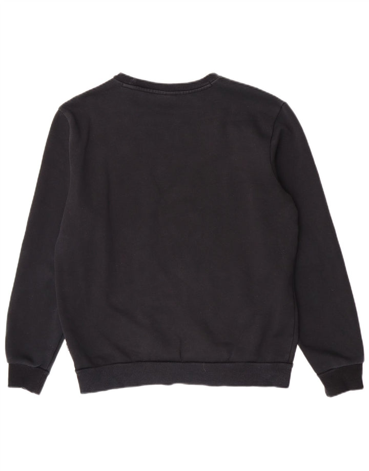 Puma Herre Grafisk Sweatshirt Jumper Medium Sort Bomuld