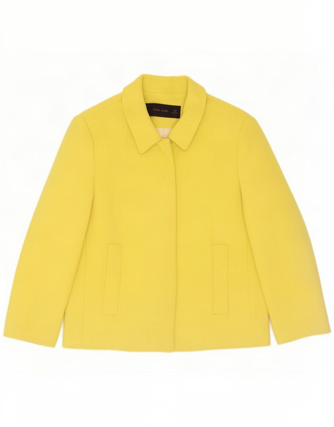 Zara Dame Blazer Jacket UK 14 Stor Gul