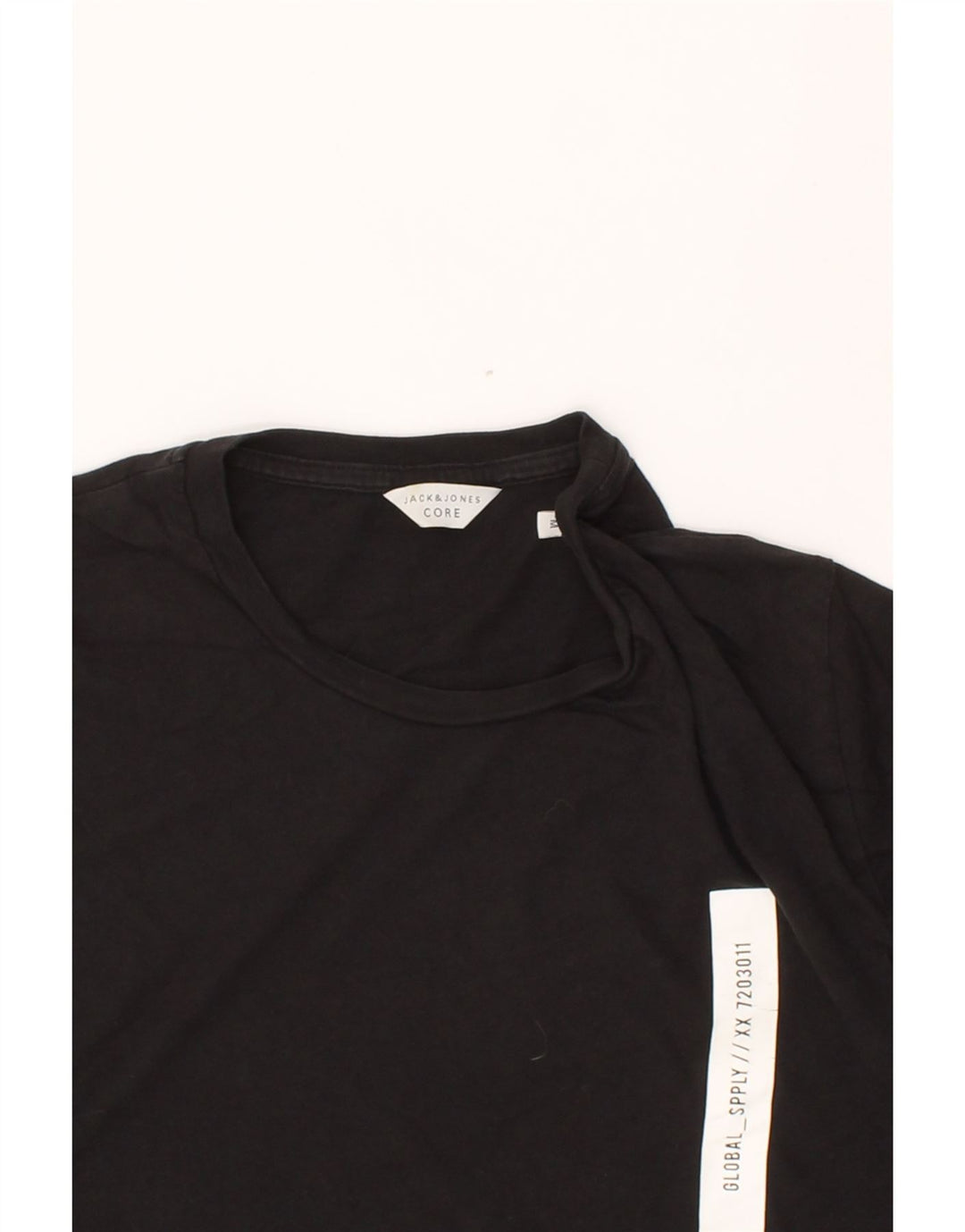 JACK & JONES Mens Graphic T-Shirt Top Medium Black Cotton Vintage Jack & Jones and Second-Hand Jack & Jones from Messina Hembry 