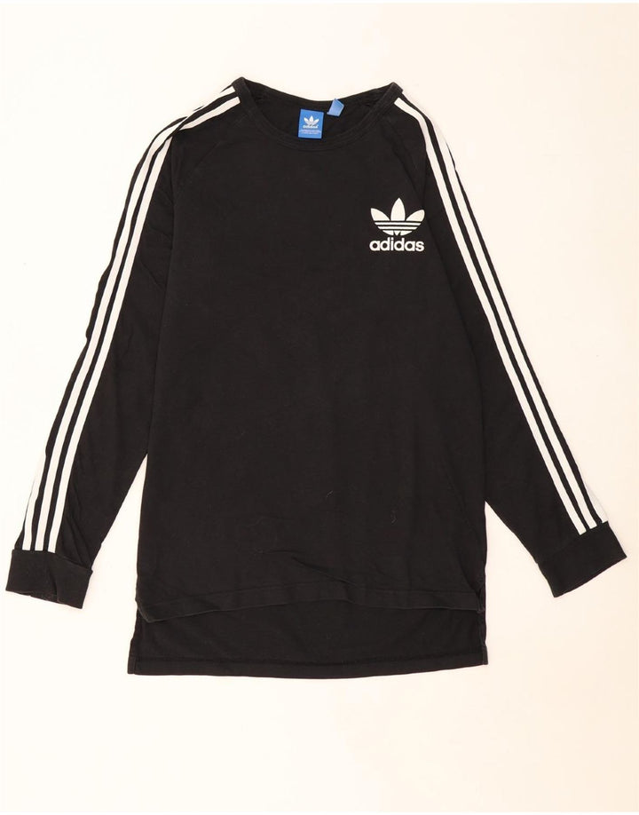 ADIDAS Herre grafisk top Langærmet medium sort bomuld