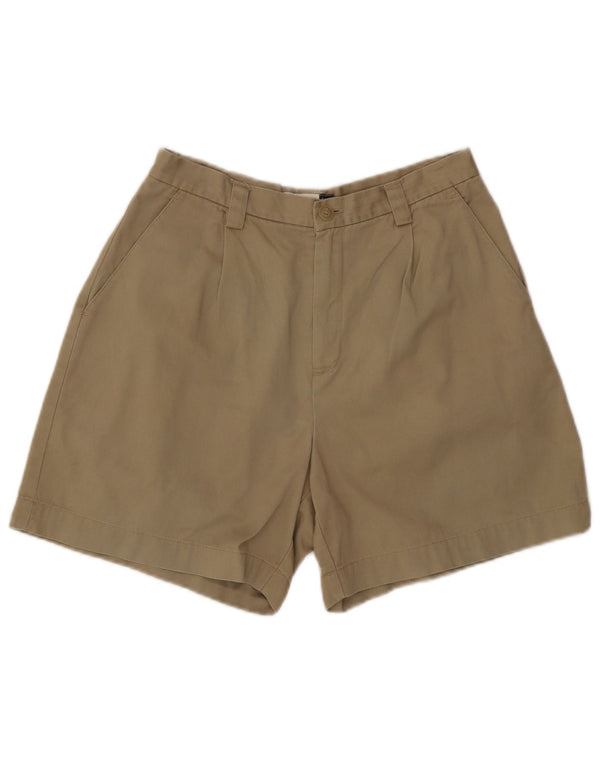 Gap Womens Classic High Waist Pegged Chino Shorts UK 10 Small W27 Khaki