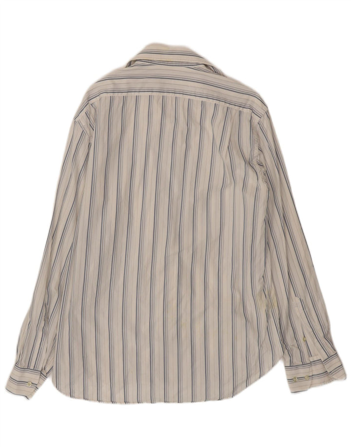 CERRUTI 1881 Mens Shirt Size 41 16 Large White Pinstripe