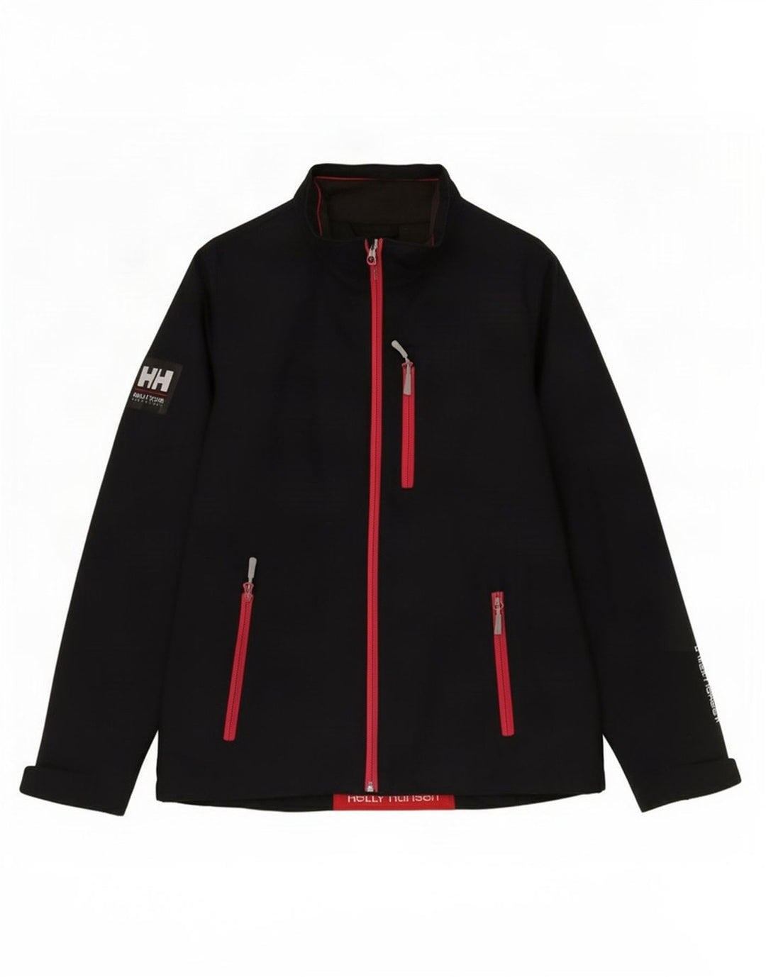 Helly Hansen Dame Grafisk Windbreaker Jacket UK 14 Medium Sort Polyester