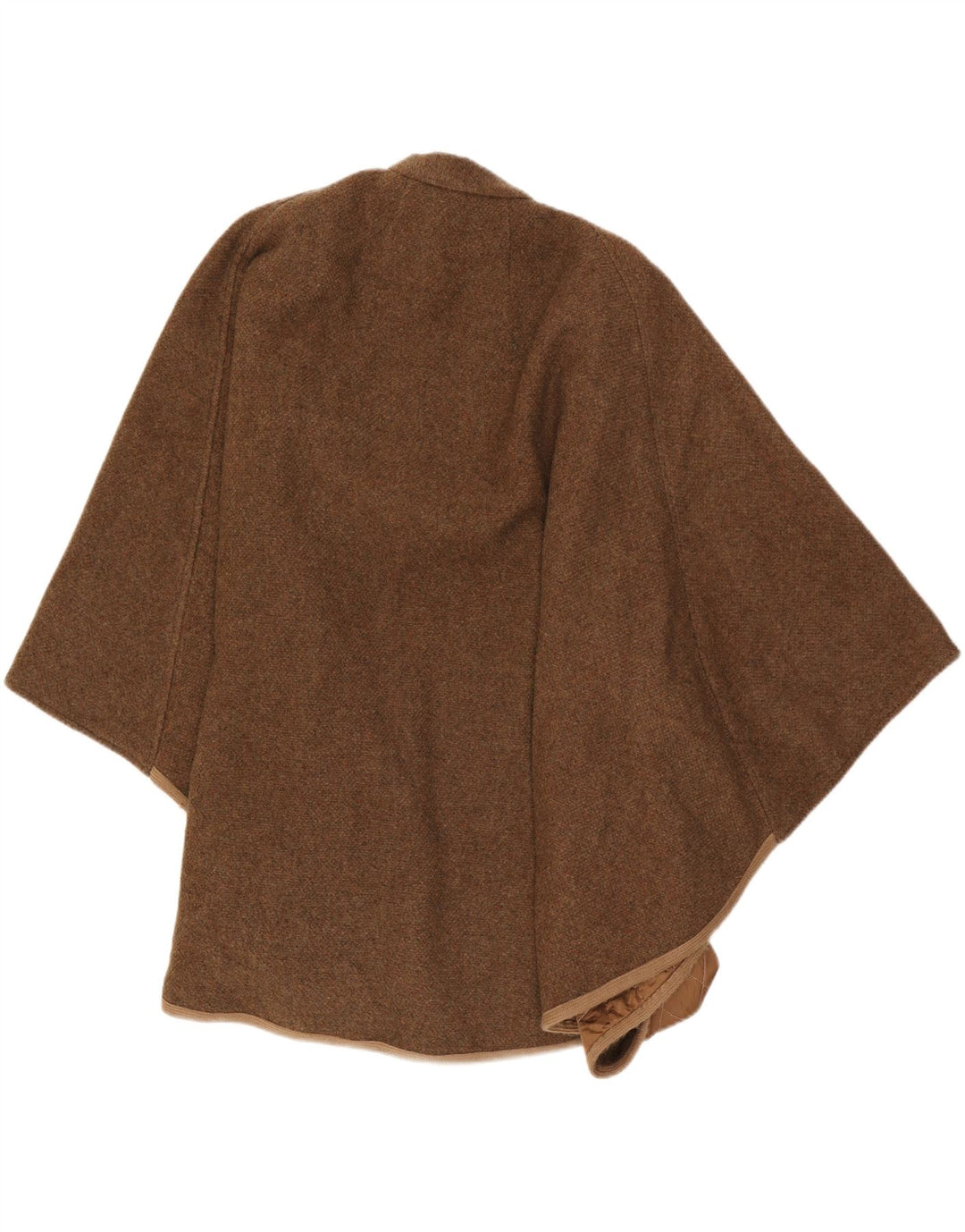 Vintage ponchofrakke til kvinder One Size Brun