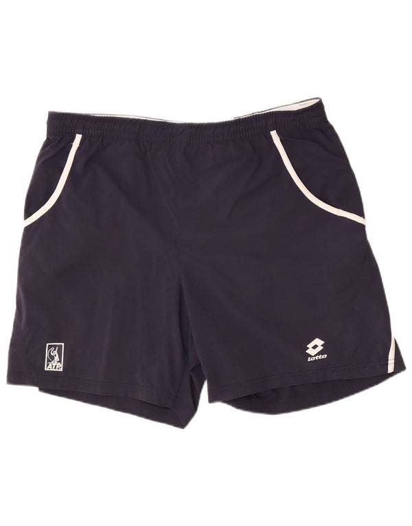 Lotto Herre Sportshorts Large Navy Blue Nylon