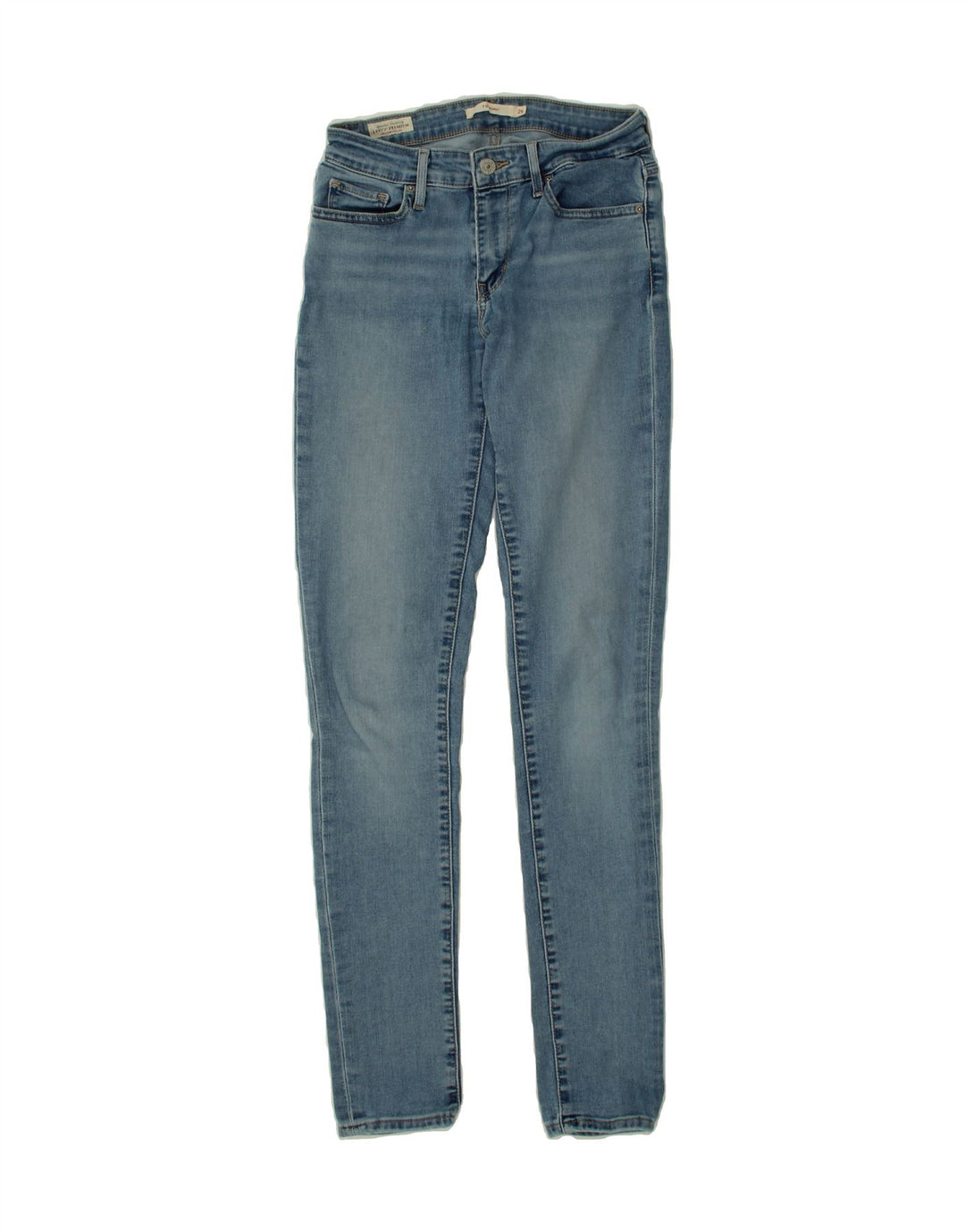 LEVI'S Womens 711 Skinny Jeans W26 L32 Blue Cotton Vintage Levi's and Second-Hand Levi's from Messina Hembry 