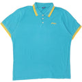 ASICS Mens Polo Shirt Large Blue Cotton Vintage Asics and Second-Hand Asics from Messina Hembry 