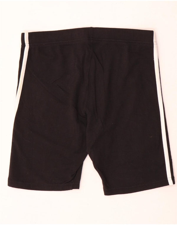 Adidas sportsshorts til kvinder UK 12/14 medium sort bomuld