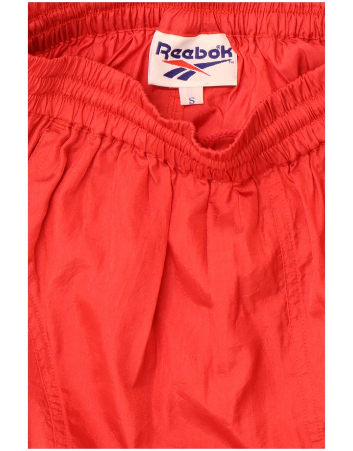 REEBOK sportsshorts til kvinder UK 10 Lille rød nylon