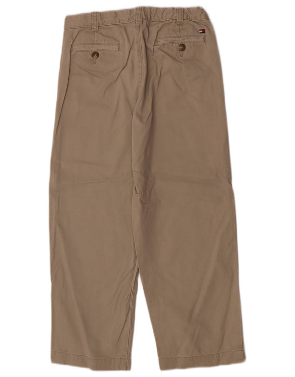 Tommy Hilfiger Boys Loose Fit Chinobukser 6-7 år W22 L21 Beige Bomuld