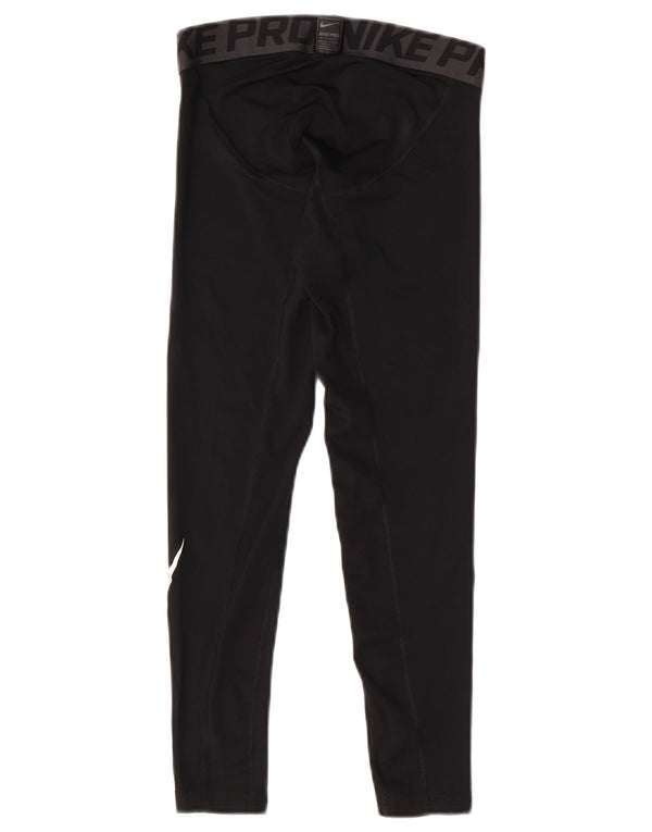 Nike Boys Compression Graphic Leggings 10-11 år Medium Sort Polyester
