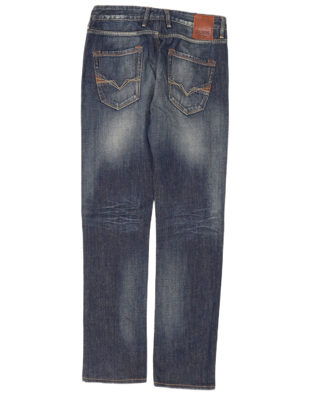 Guess lige jeans til kvinder W30 L33 marineblå bomuld