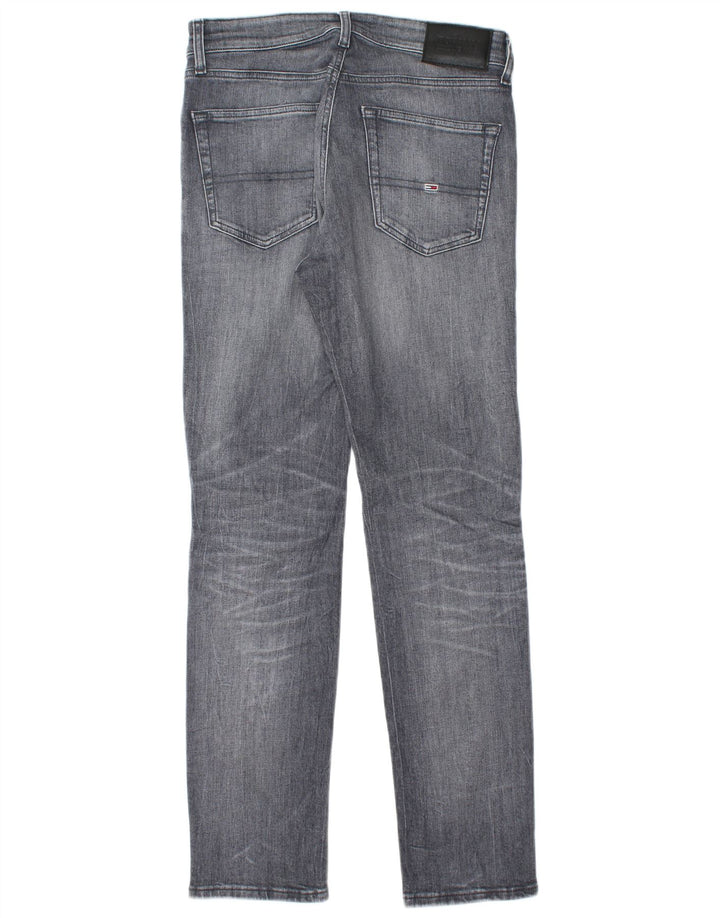 TOMMY HILFIGER Slim Jeans til mænd W30 L32 Grå bomuld