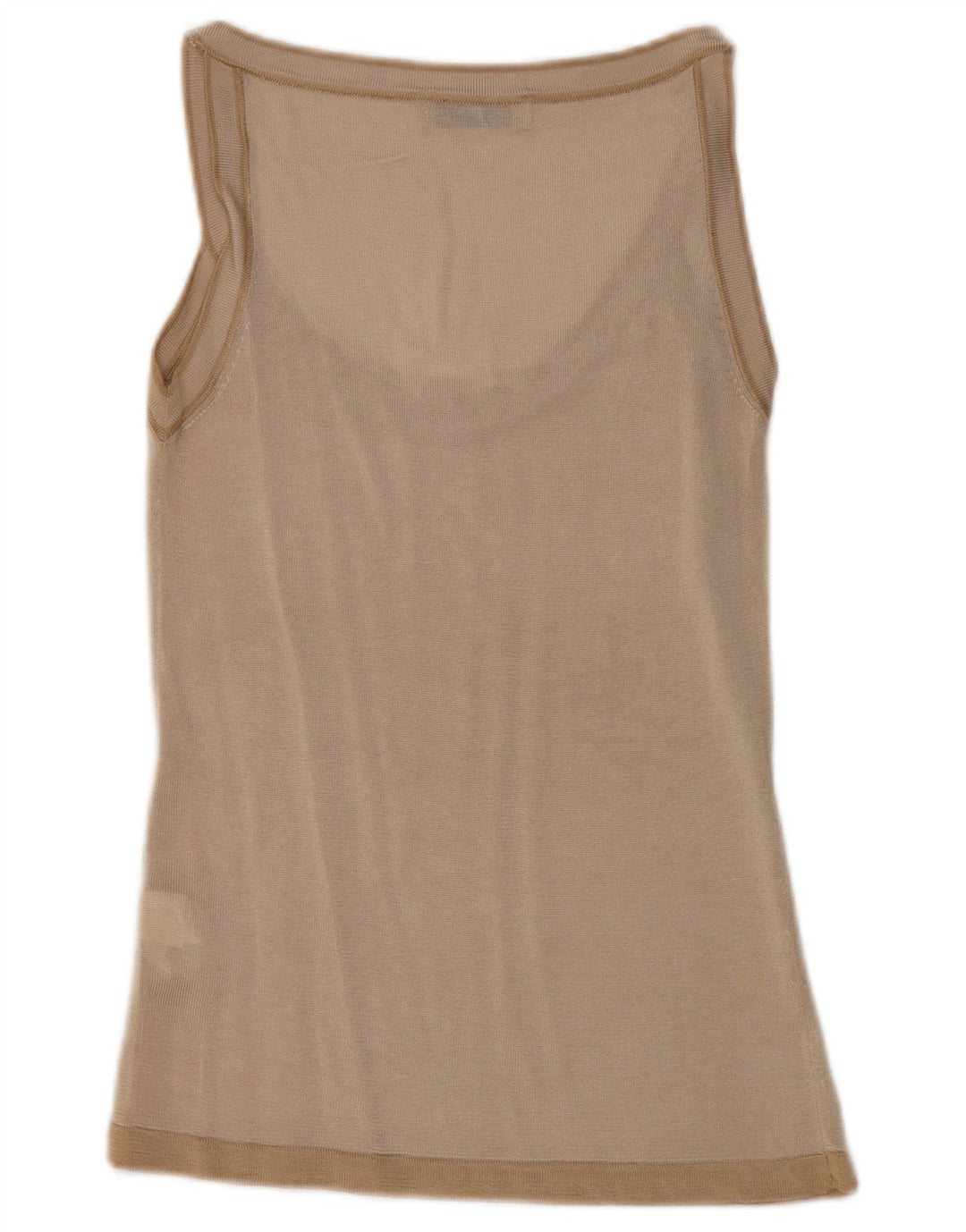 Zara Damevest Top UK 12 Medium Beige Viscose