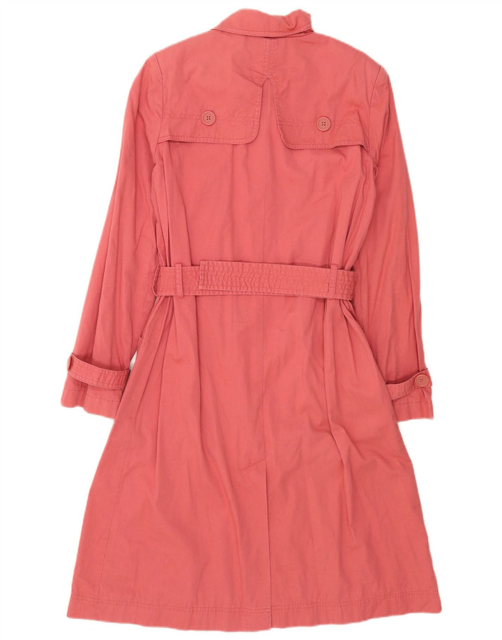 Ben Sherman Trench Coat til kvinder UK 10 Lille Pink Bomuld