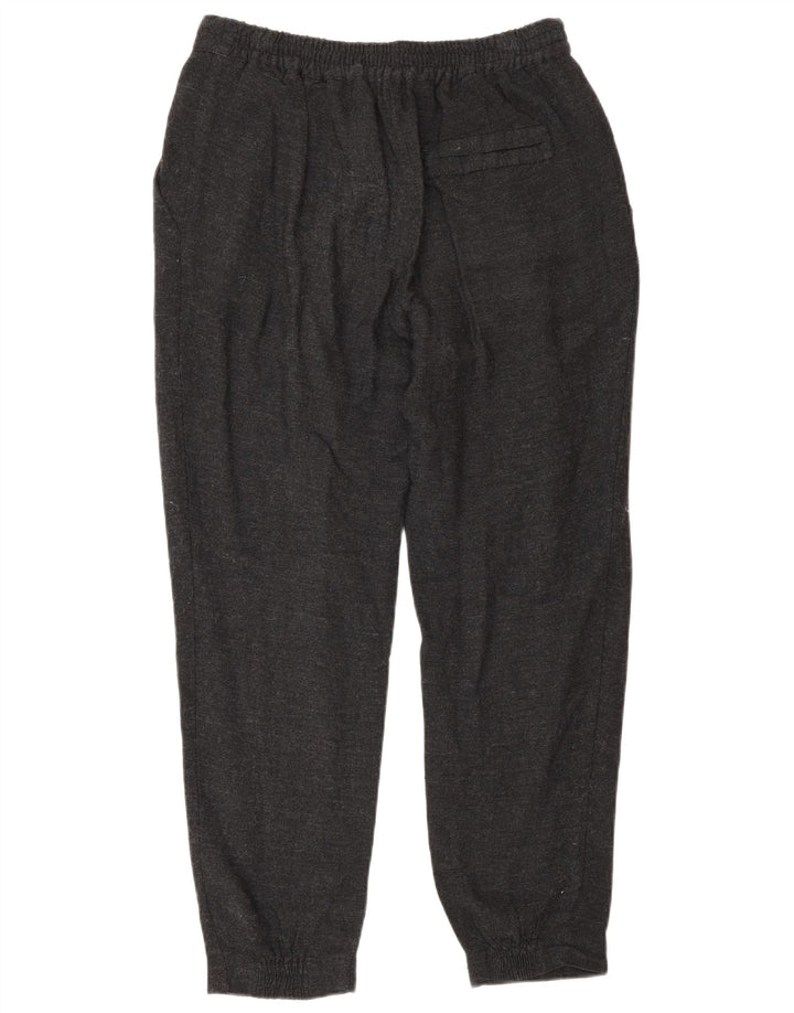 Zara Dame Slim Casual Bukser Små W26 L28 Grå