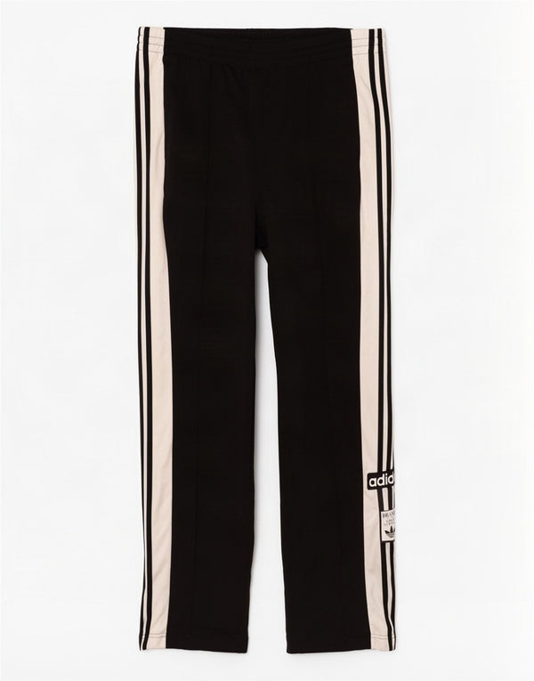 Adidas Graphic Tracksuit Bukser til kvinder UK 20/22 XL Sort Colourblock