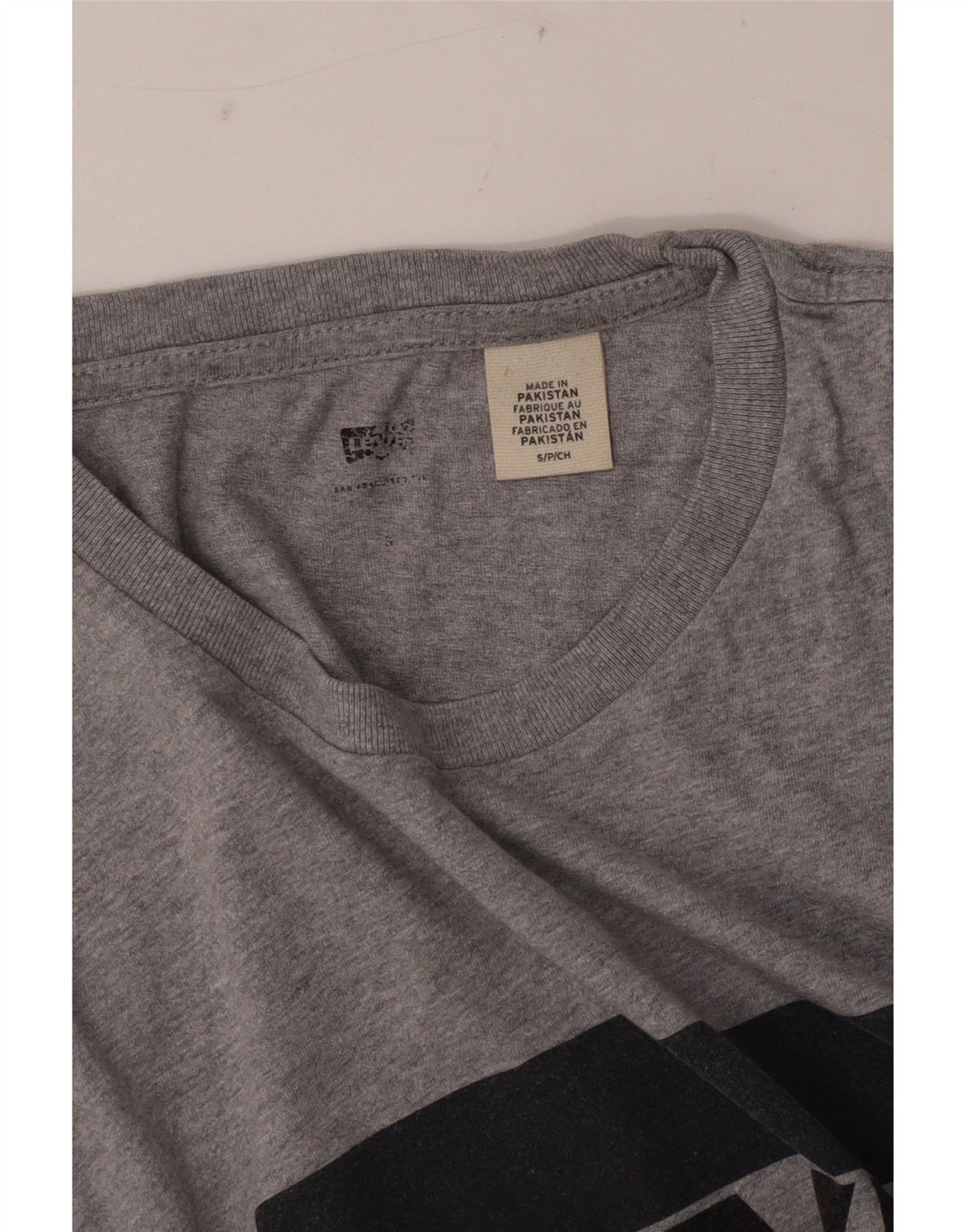 Levi's Herre grafisk T-shirt top lille grå