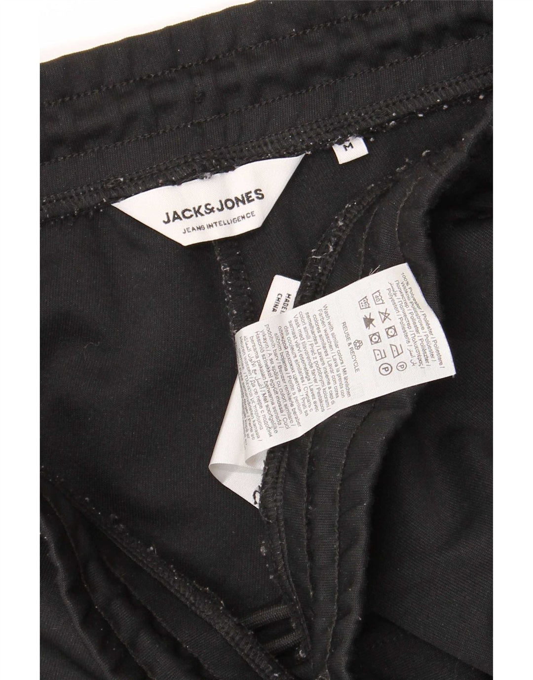 Jack & Jones Herre Regular Sports Shorts Medium Sort Polyester