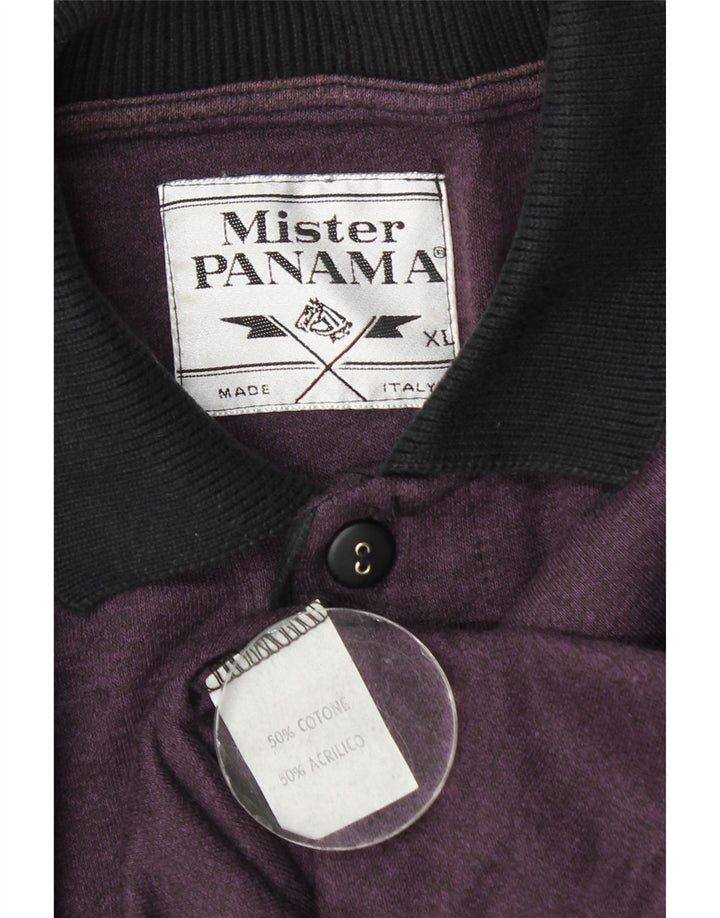 Herre polo-hals sweater XL