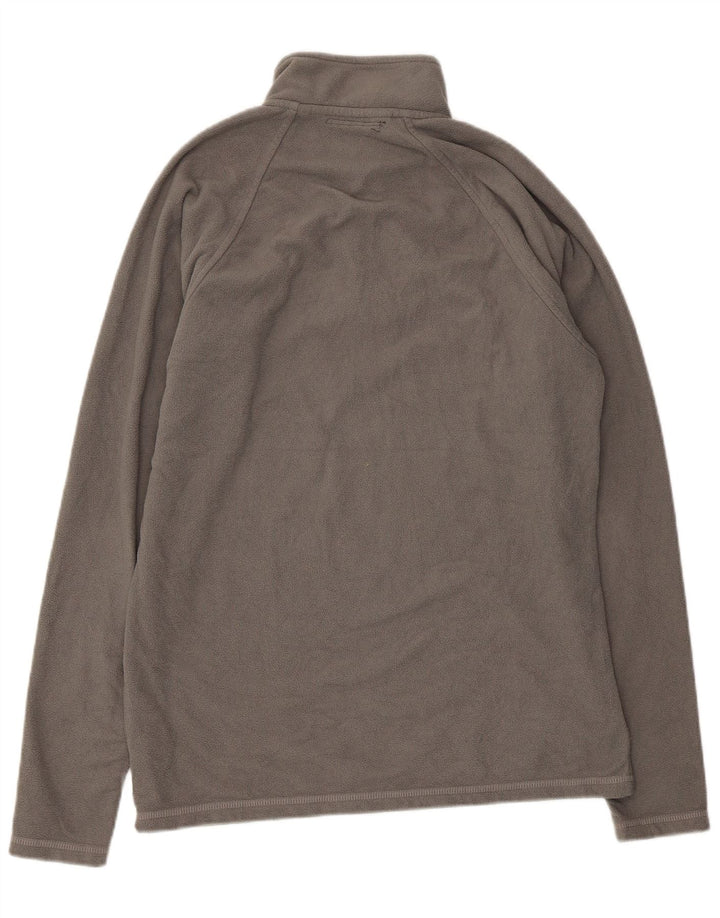 Rohan Herre Button Neck Fleece Jumper Lille Grå Polyester