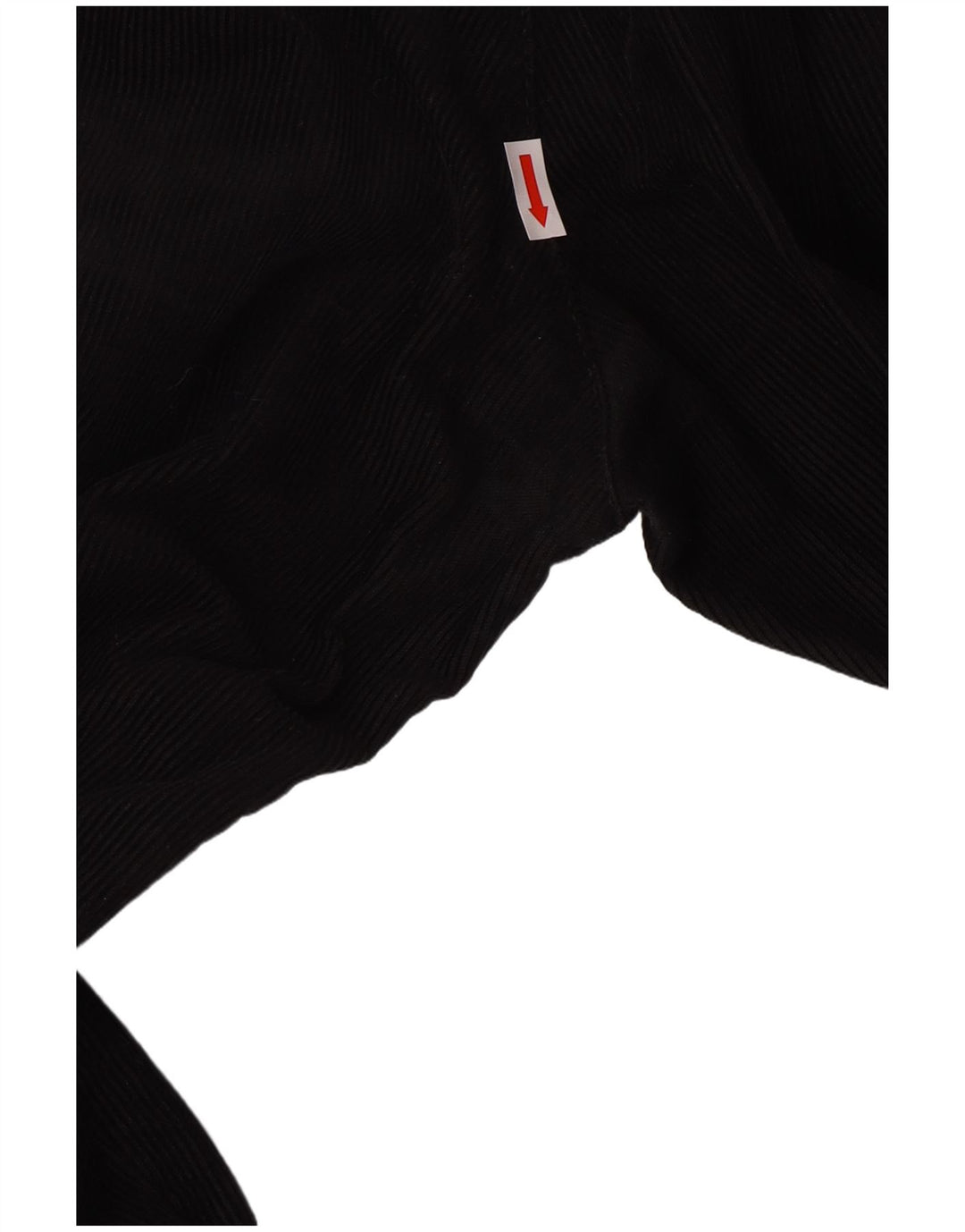 Dockers Herre Khakis Lige fløjlsbukser W34 L32 Sort Klassisk