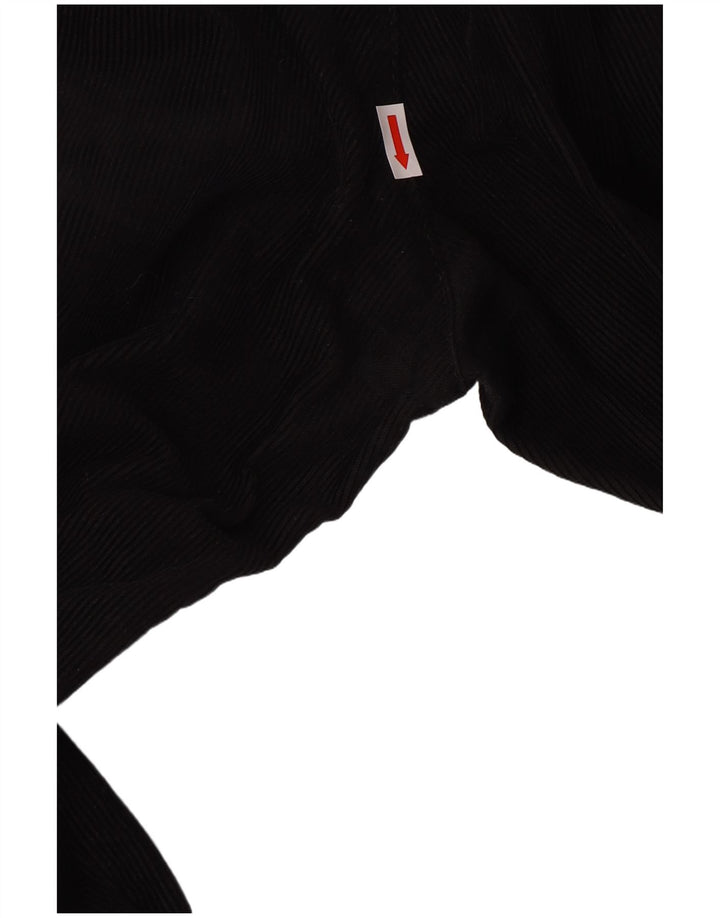 Dockers Herre Khakis Lige fløjlsbukser W34 L32 Sort Klassisk