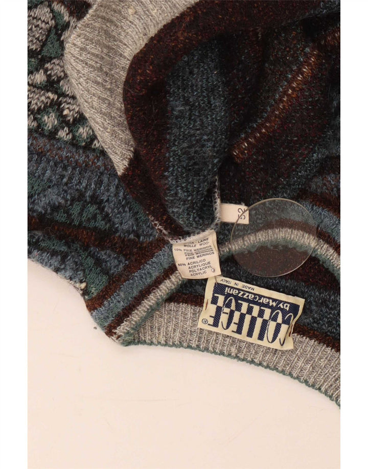 College By Marcazzani Herre Crew Neck Jumper Sweater IT 52 Large Multicolour