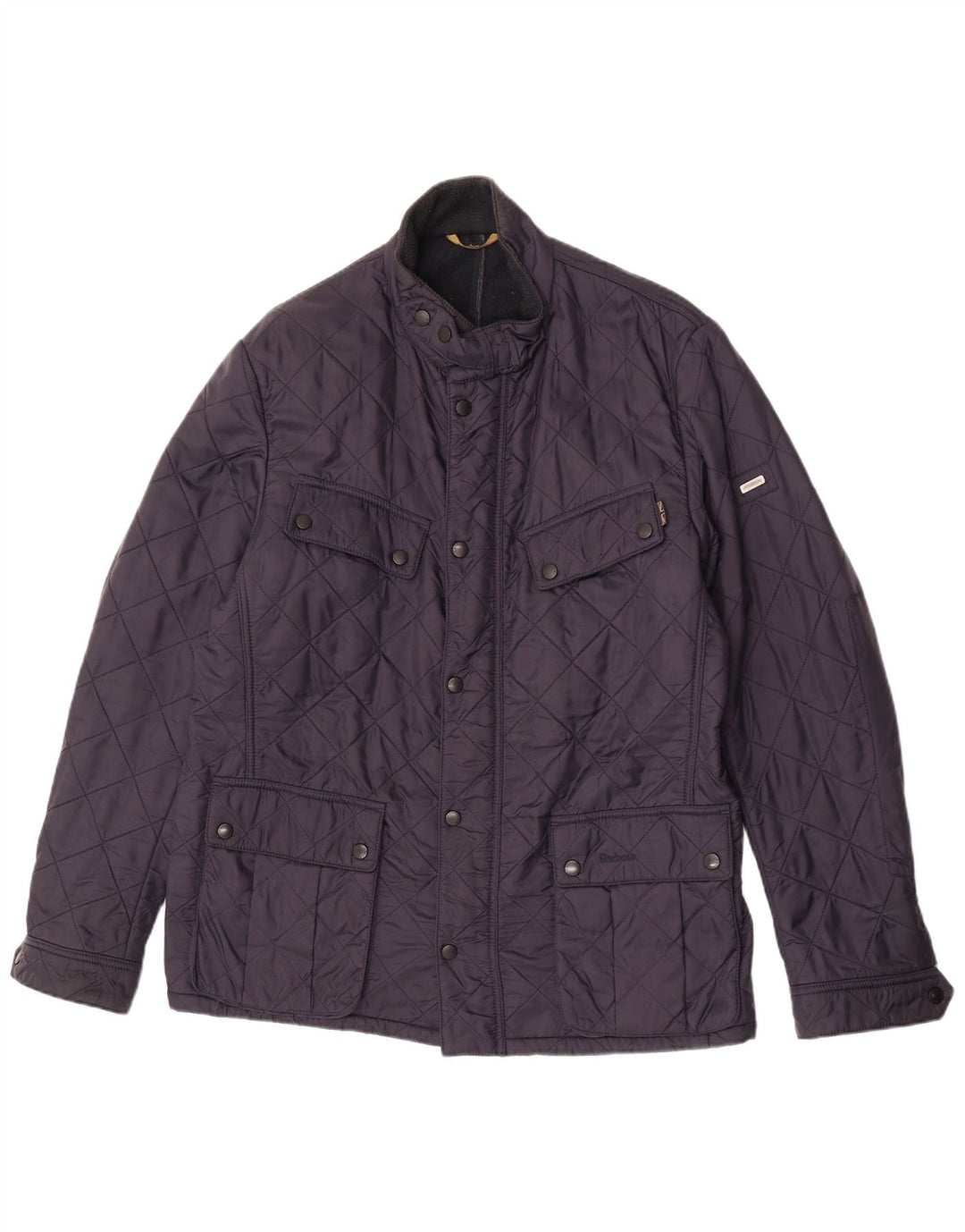 Barbour Herre quiltet jakke UK 42 XL Navy Blue Polyester