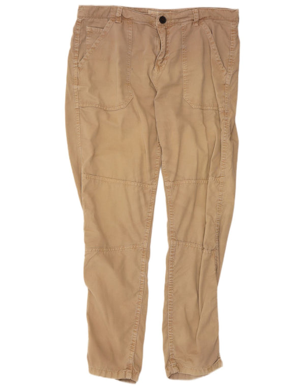 Fat Face Dame Casual Bukser UK 12 Medium W34 L29 Beige Bomuld