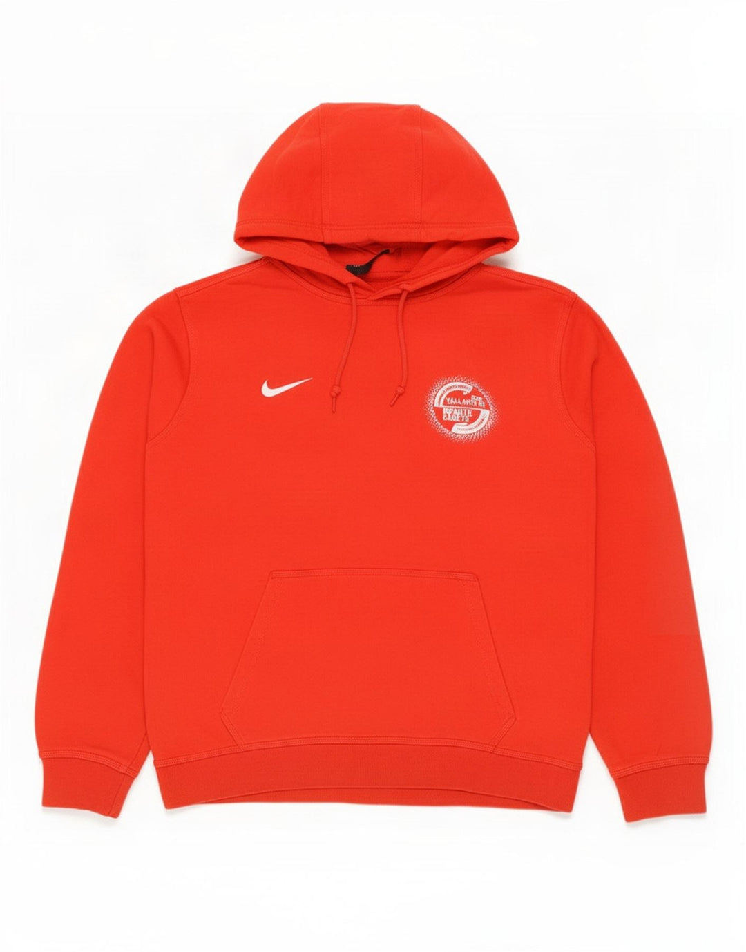 Nike Herre hættetrøje Jumper Large Rød Bomuld