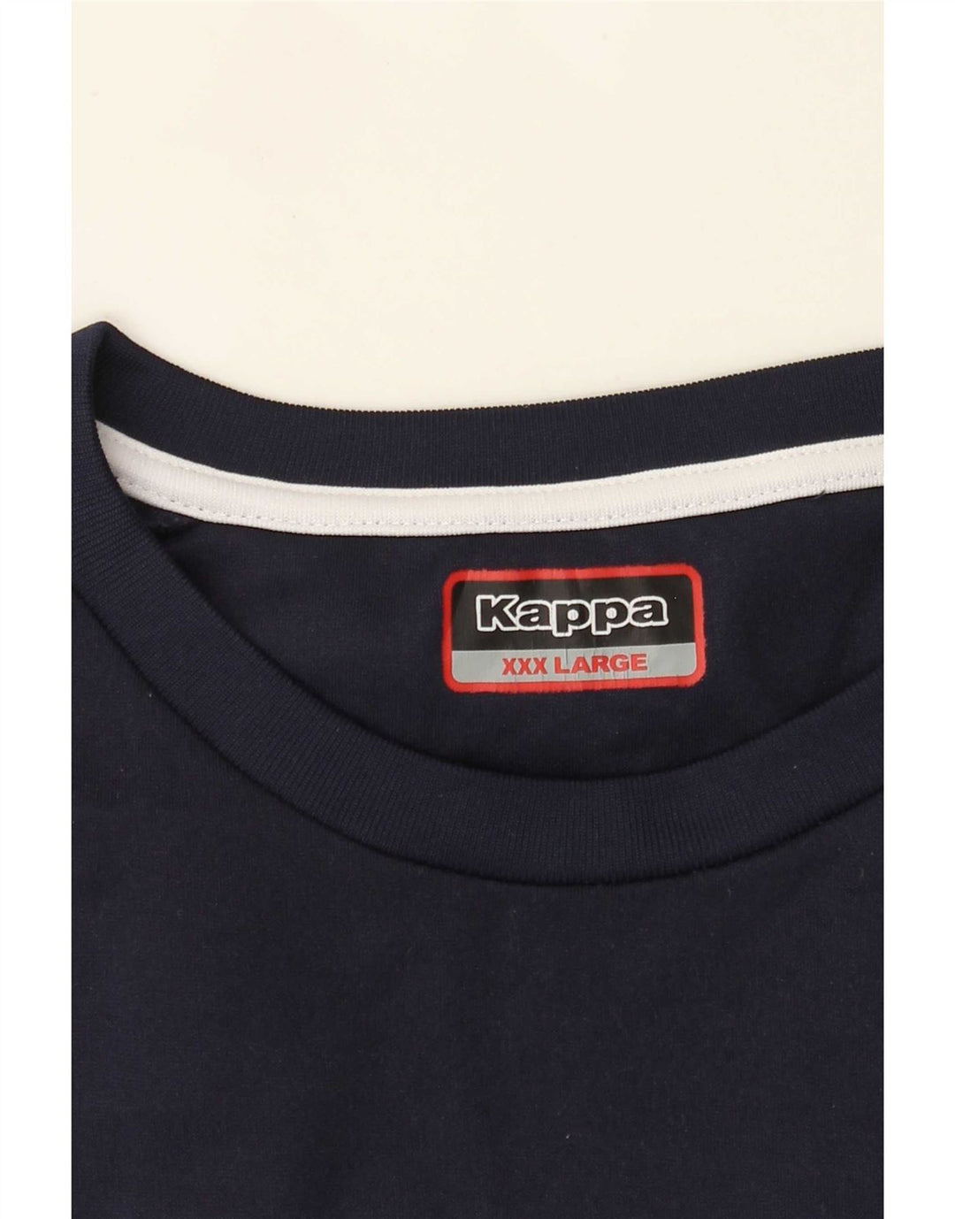 Kappa Herre Sweatshirt Jumper 3XL Navy Blue Colourblock