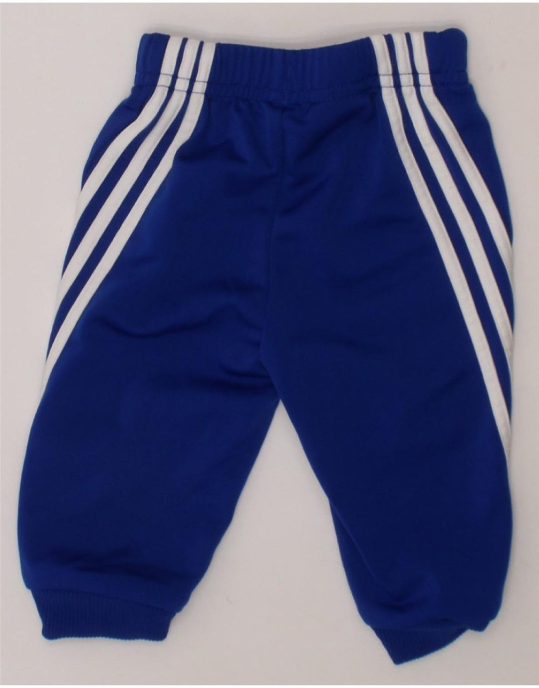 ADIDAS Baby Boys Joggers Tracksuit Trousers 3-6 Months  Blue Polyester Vintage Adidas and Second-Hand Adidas from Messina Hembry 