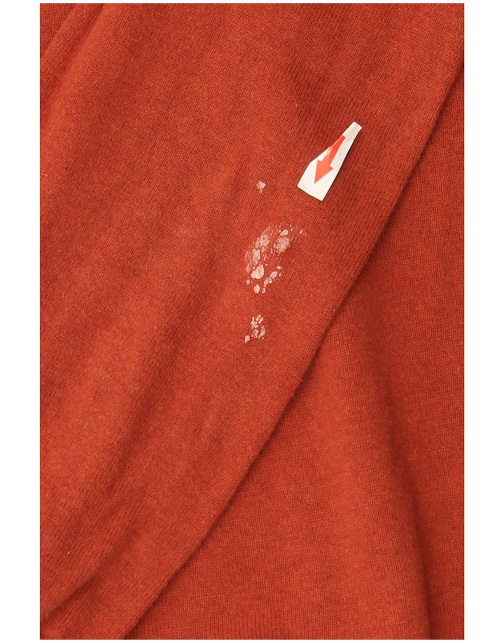 Marks & Spencer Herre Boat Neck Jumper Sweater Medium Brun Bomuld