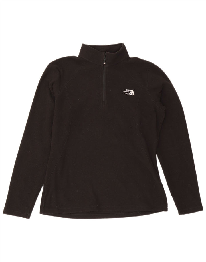 The North Face Dame Fleece Jumper med lynlås DK 16 Stor sort polyester