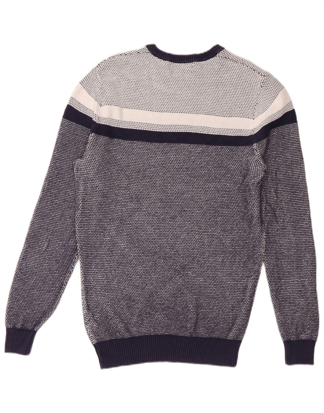 Marks & Spencer Herre Blue Harbor Crew Neck Jumper Sweater Small Navy Blue