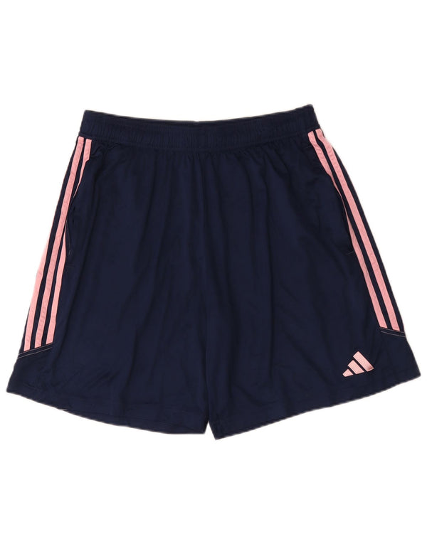 Adidas Aeroready Sportsshorts til kvinder UK 18 XL Navy Blue Polyester