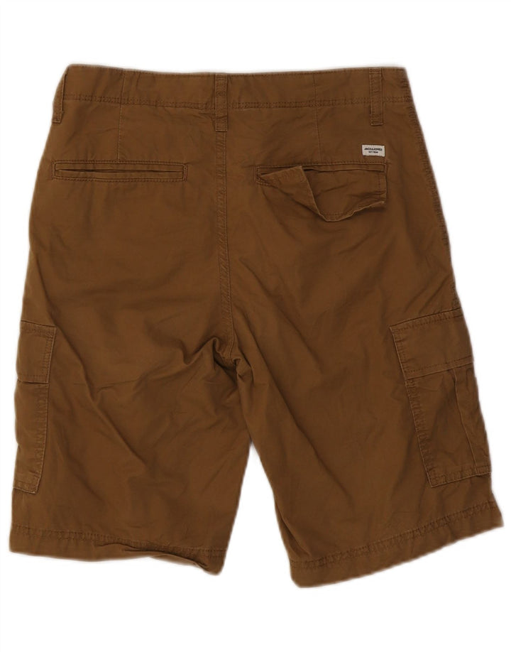 Jack & Jones Herre Cargo Shorts XS W30 Khaki Bomuld