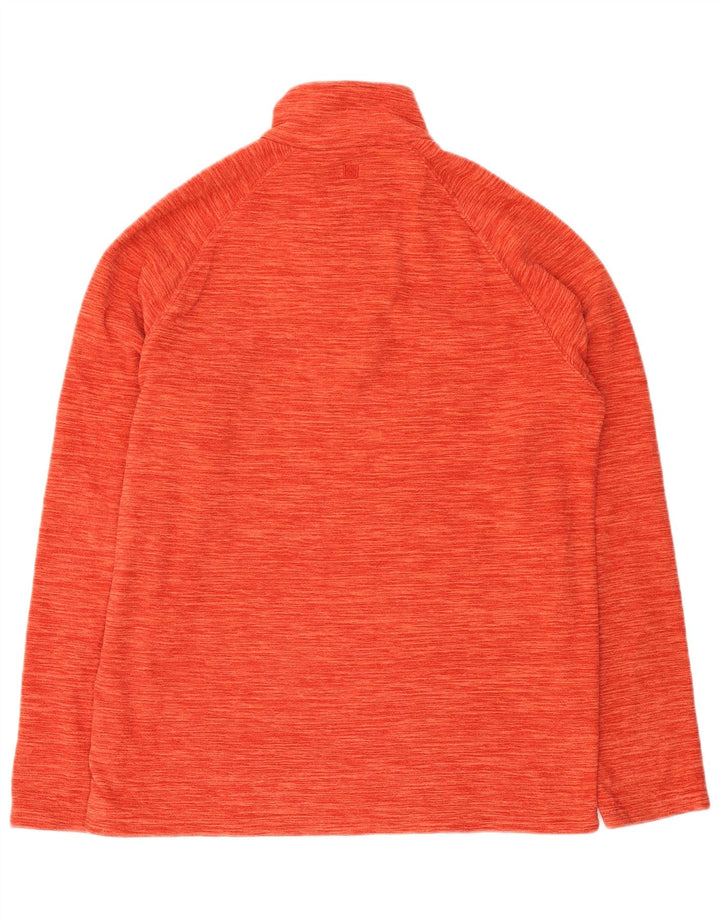 Mountain Warehouse Herre lynlås hals Fleece Jumper Medium Orange Flecked