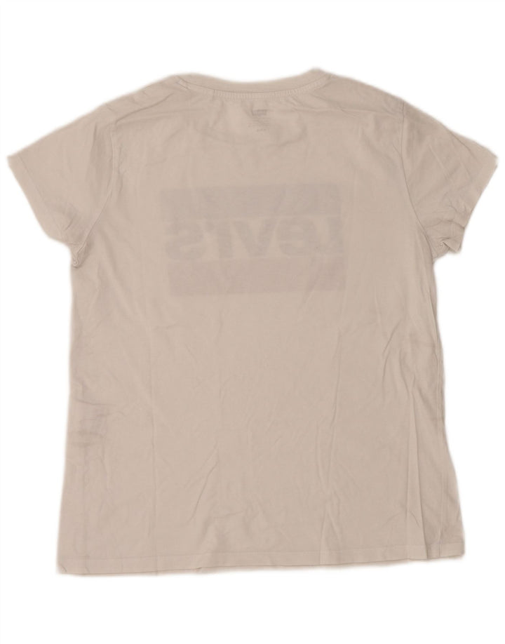 Levi's Herre grafisk T-shirt Top Medium White