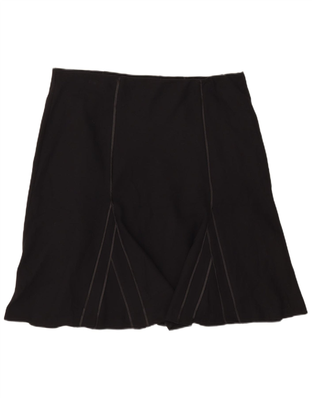 Marks & Spencer A-line nederdel til kvinder UK 18 XL W40 sort polyester
