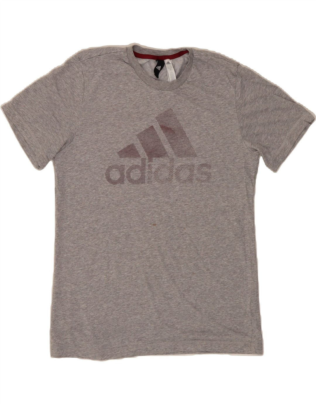 ADIDAS Mens Graphic T-Shirt Top Medium Grey Cotton Vintage Adidas and Second-Hand Adidas from Messina Hembry 