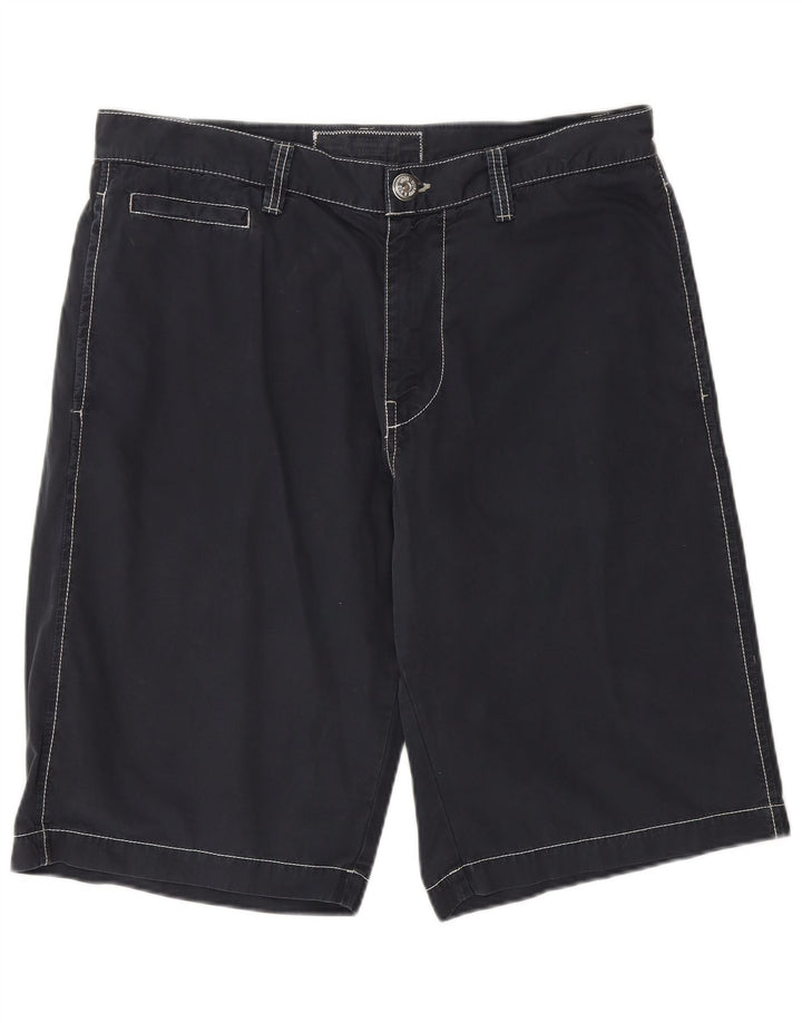 Murphy & Nye Herre Chino Shorts W36 Large Navy Blue Bomuld