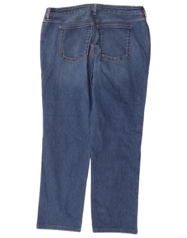 Trussardi lige jeans til kvinder W35 L26 blå bomuld