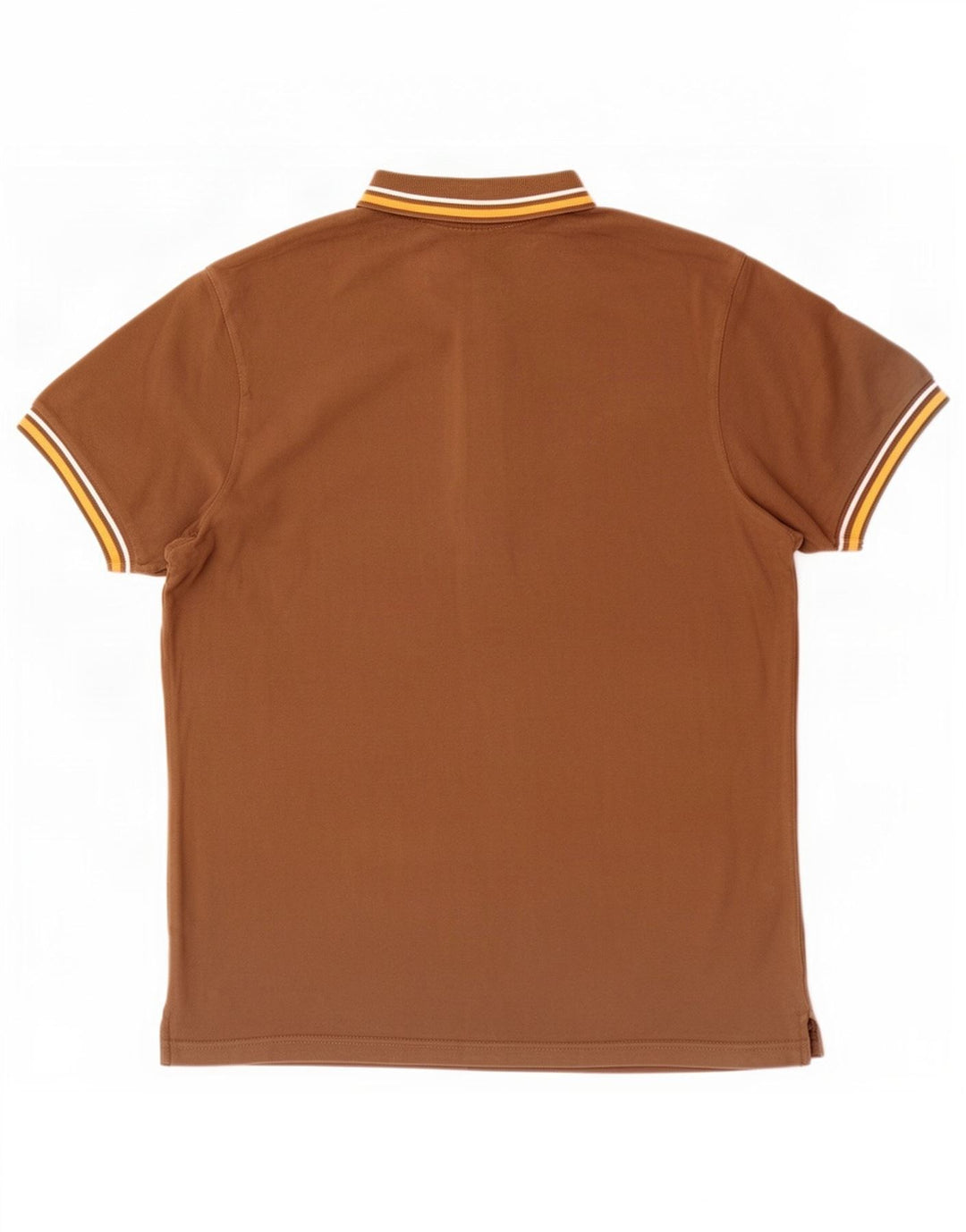Diadora herre poloshirt Medium brun stribet bomuld