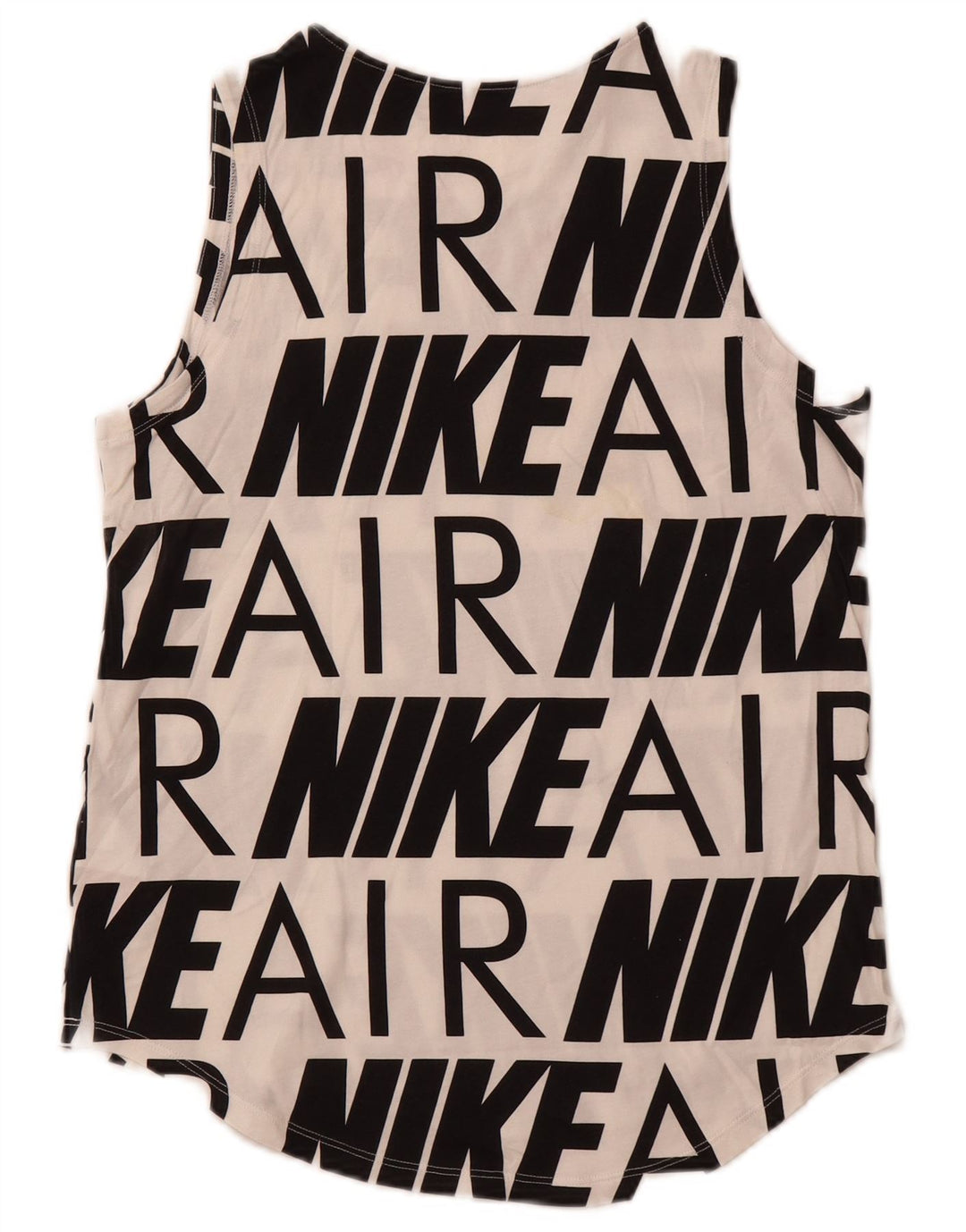 NIKE piger grafisk vest top 13-14 år XL hvid bomuld