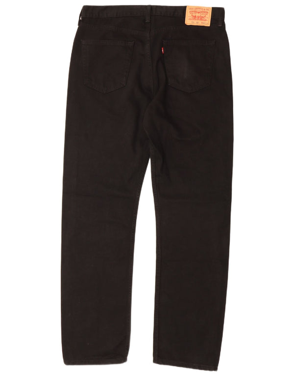Levi's Herre 751 lige jeans W38 L34 sort bomuld