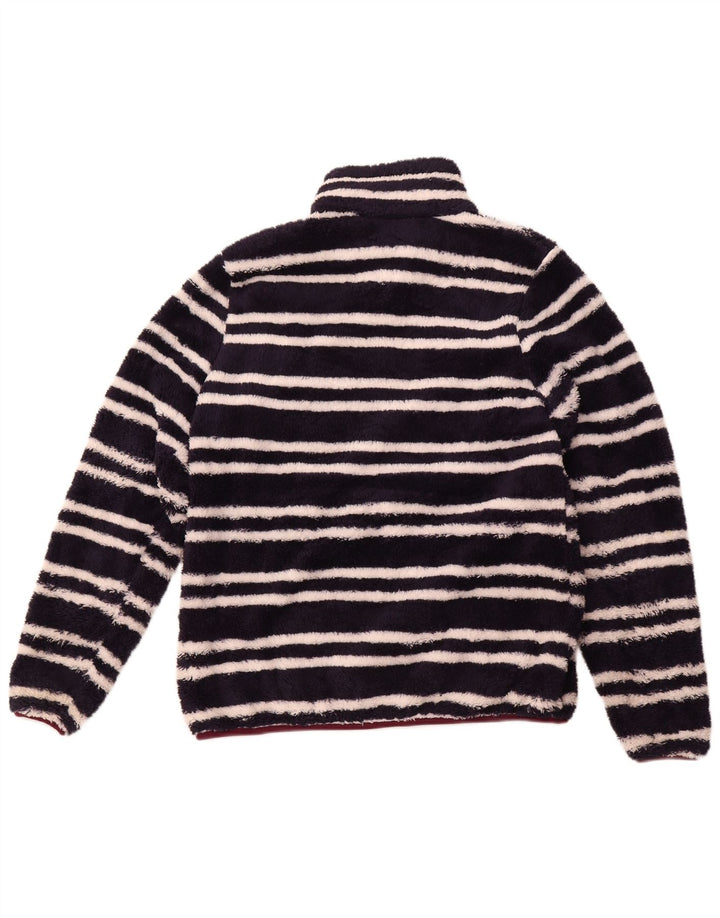 MOUNTAIN WAREHOUSE Fleecetrøje til kvinder UK 14 Stor marineblå stribet