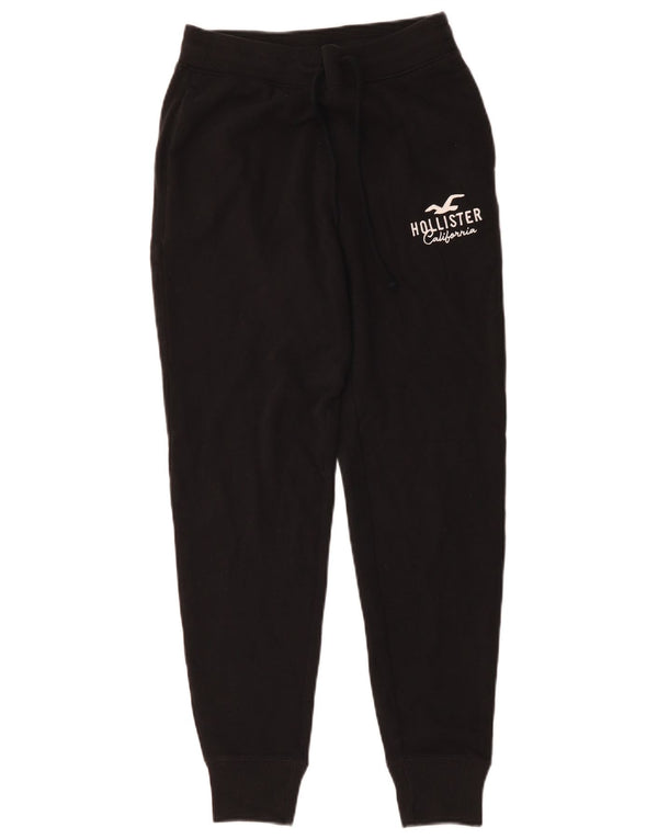 Hollister Herre Højtaljet træningsdragt Bukser Jogger XS Sort Bomuld